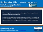 Fixed Rate Mortgage – A Closed Rate Means Peace-of-Mind - Brokersforlife.ca