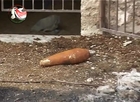 NDF shows Az Zarzur, Aleppo, with unexploded terrorist Barrel Mortars