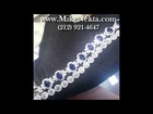Mike Nekta: Double Trouble  Stunning Apx 25CT Sapphires with Diamonds Tennis Bracelet Handcrafted