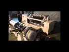 Slitter & Rewinder Machine model  SLB 1000 testing running before shipment