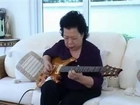Cool Granny Playing Guitar Melody