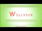 Comment HTML Tutorial with example willvick com