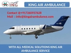 Hire Air Ambulance in Lucknow and Varanasi with Medical Team by King