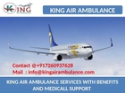 Finest and Reliable Air Ambulance Service in Bhopal and Raipur by King